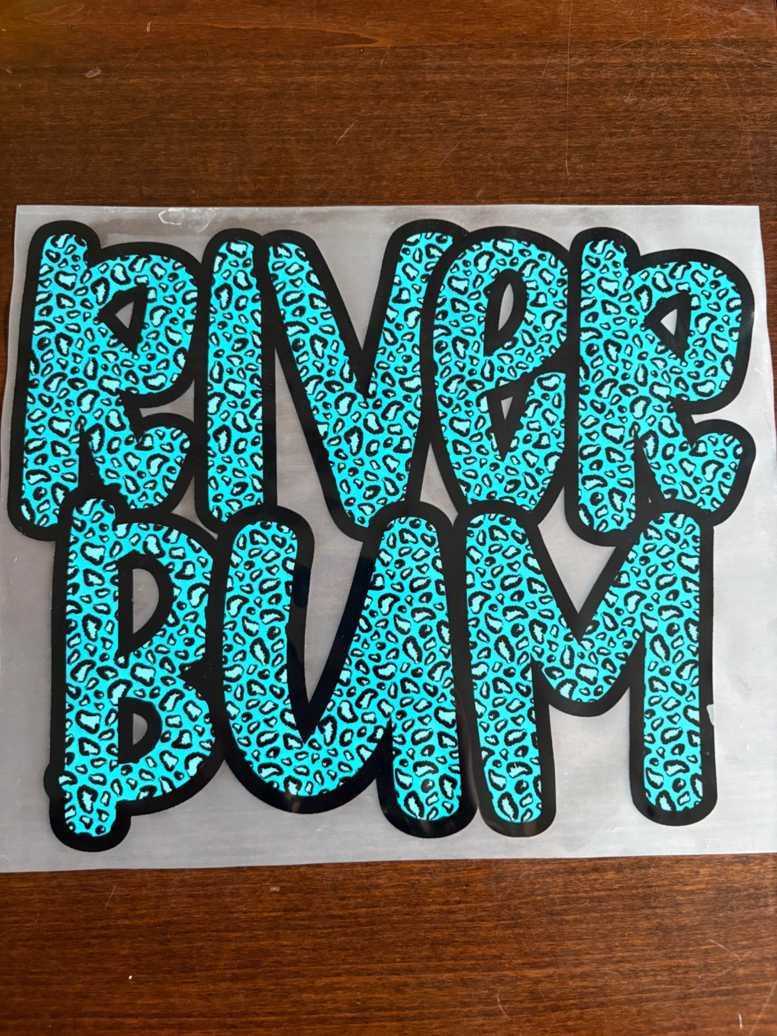 Jones Comforts Design 201 River Bum transfer
