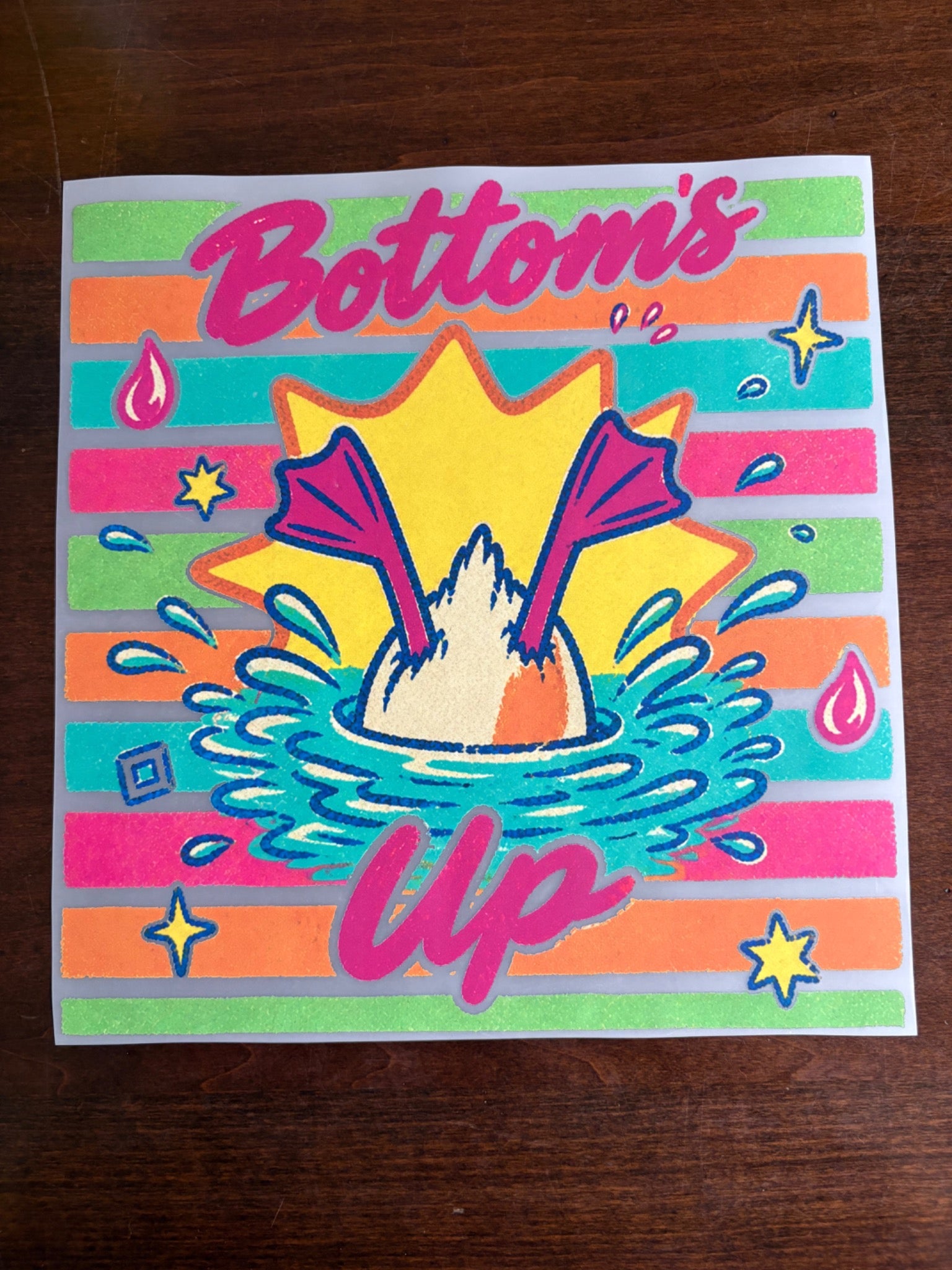 Jones Comforts Design 205 Bottoms Up transfer