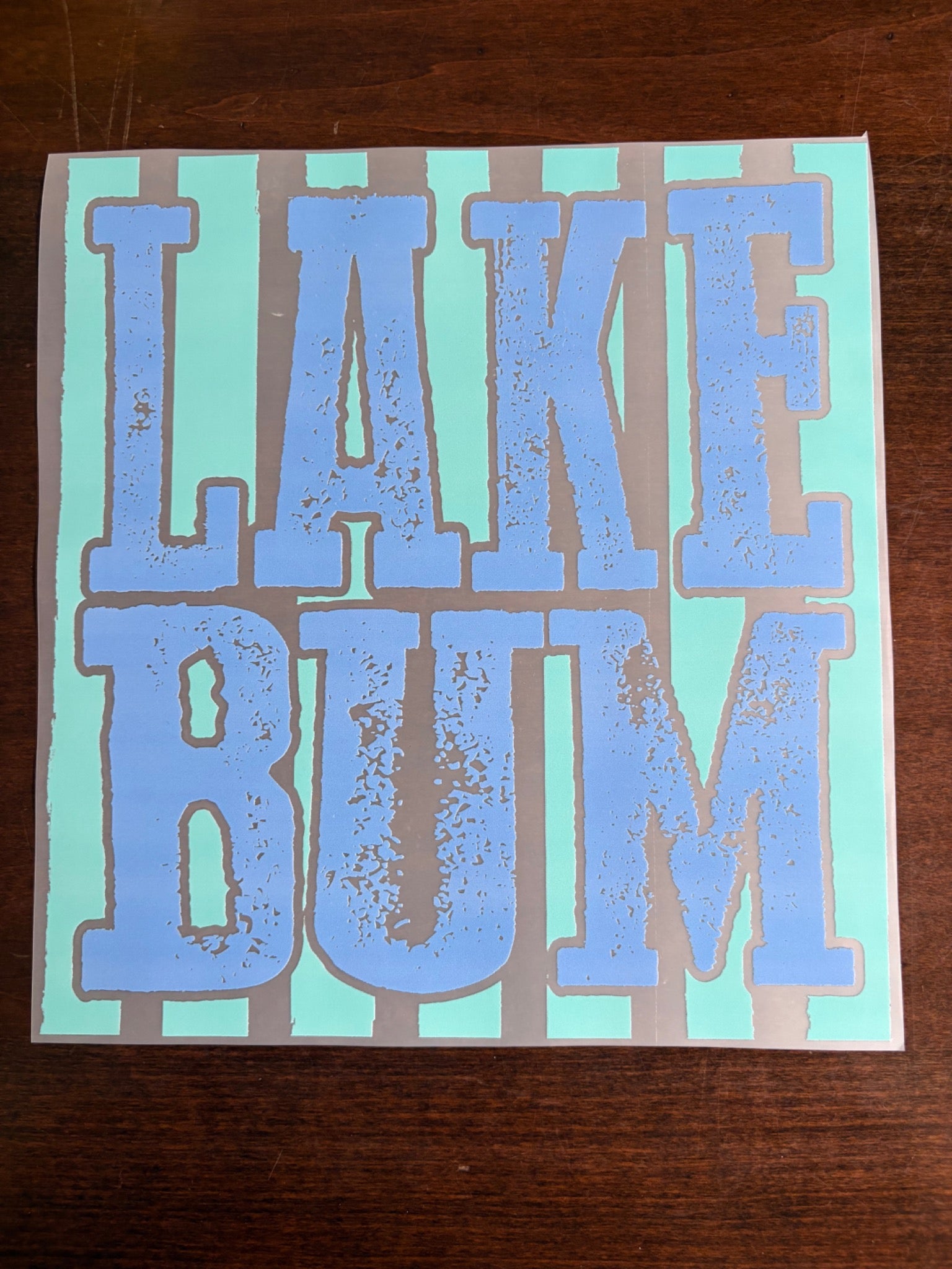 Jones Comforts Design 206 Lake Bum transfer