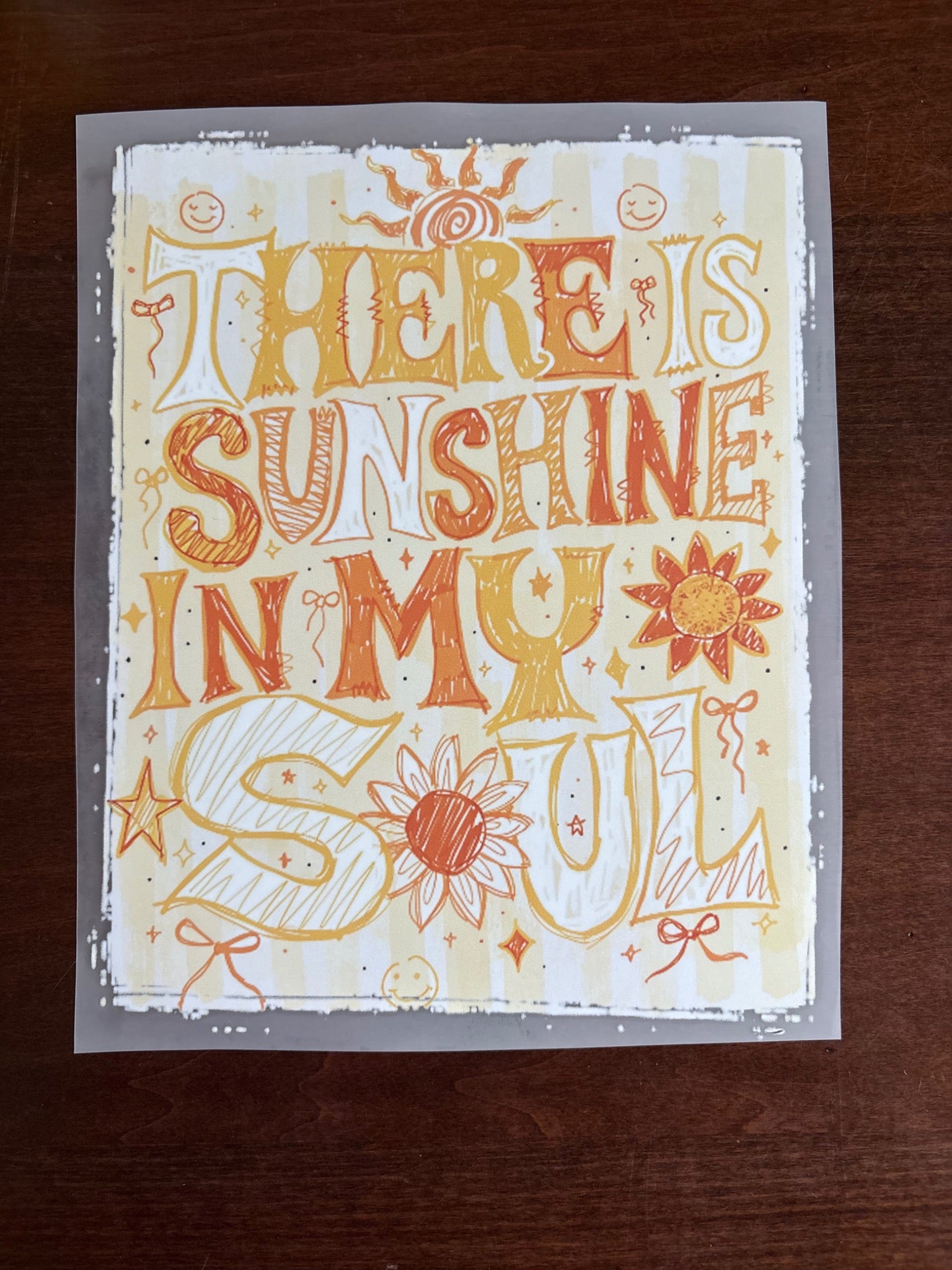 Jones Comforts Design 207 There Is Sunshine in My Soul transfer
