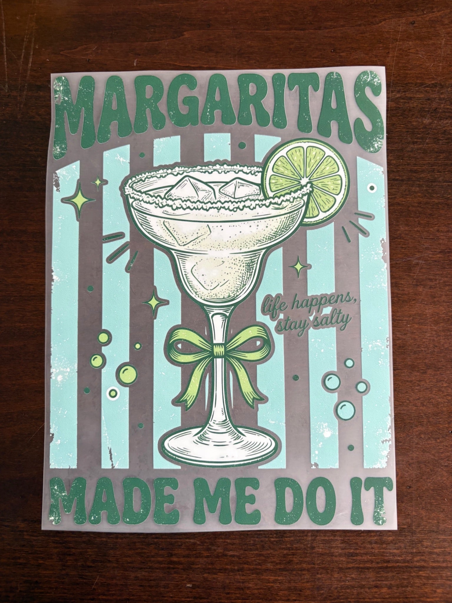 Jones Comforts Design 209 Margaritas Made Me Do It transfer