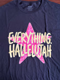 Everything Hallelujah Gildan black XL pre-pressed T-shirt