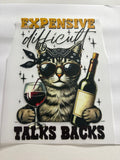 Expensive Difficult Talks Backs Cat