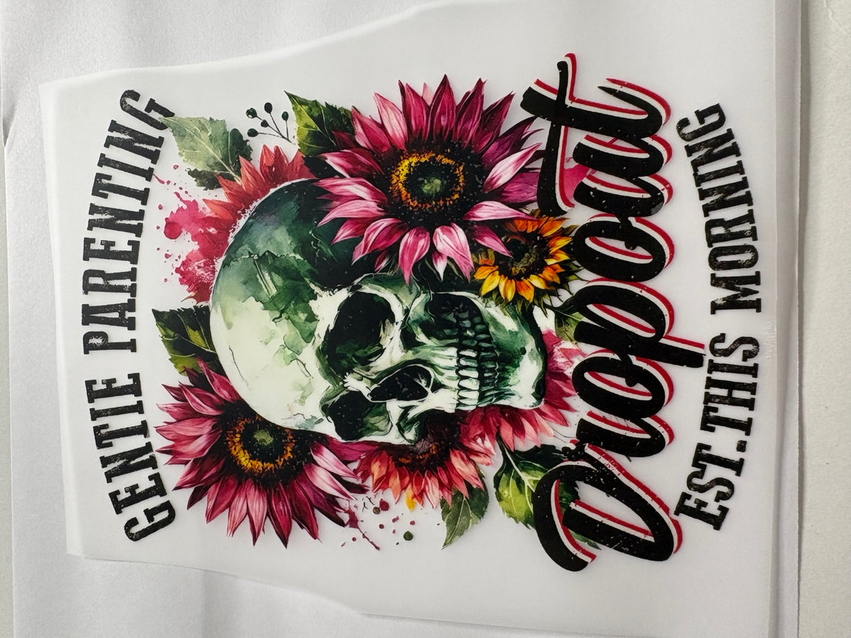 Gentle Parenting Dropout Floral Skull